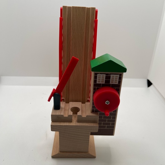 BRIO 33357 Lifting Bridge Wooden Railway Drawbridge Sweden Vintage 1995 - Picture 6 of 11